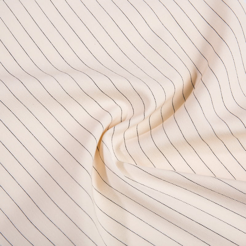 FX55895 Personalizza il design a strisce viscosa/Poly Twill Tr Spandex Tessuto per abiti e uniformi da donna