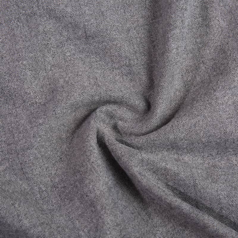 FX54869 Design a spina di pesce pesante Poly Viscose Viscosio Cashmere Blend tessuto per abito